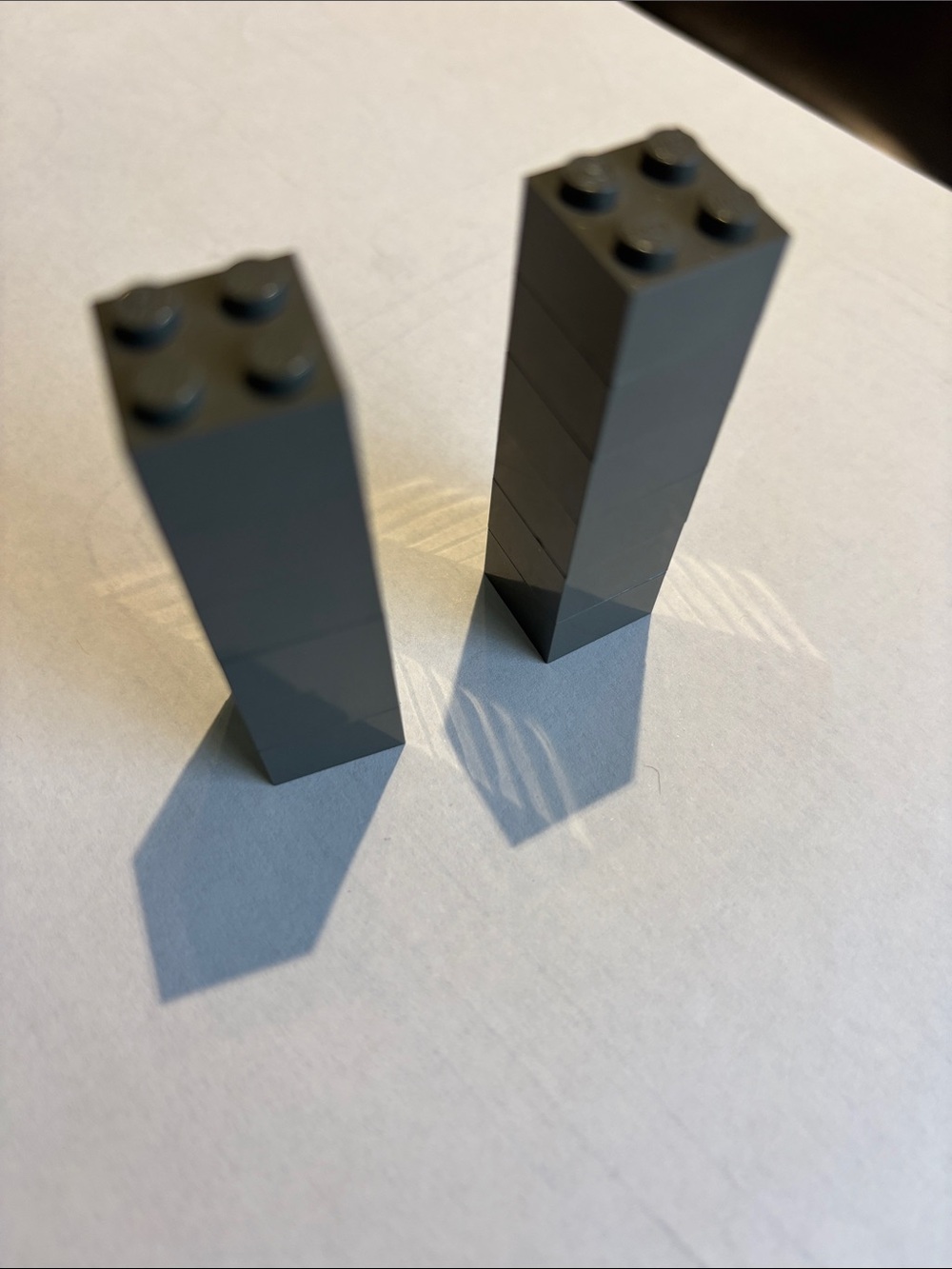 Dark Gray 2x3 Lego Bricks, 12 pieces